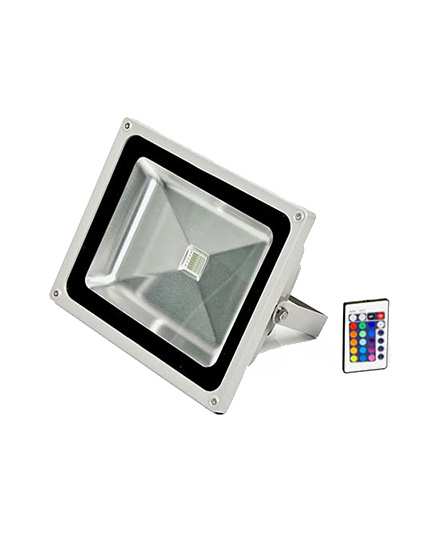 naświetlacz reflektor LED COB pod kątem zewnętrzny długa żywotność 50W brak korozji źródło światła kolory pilot rgb 